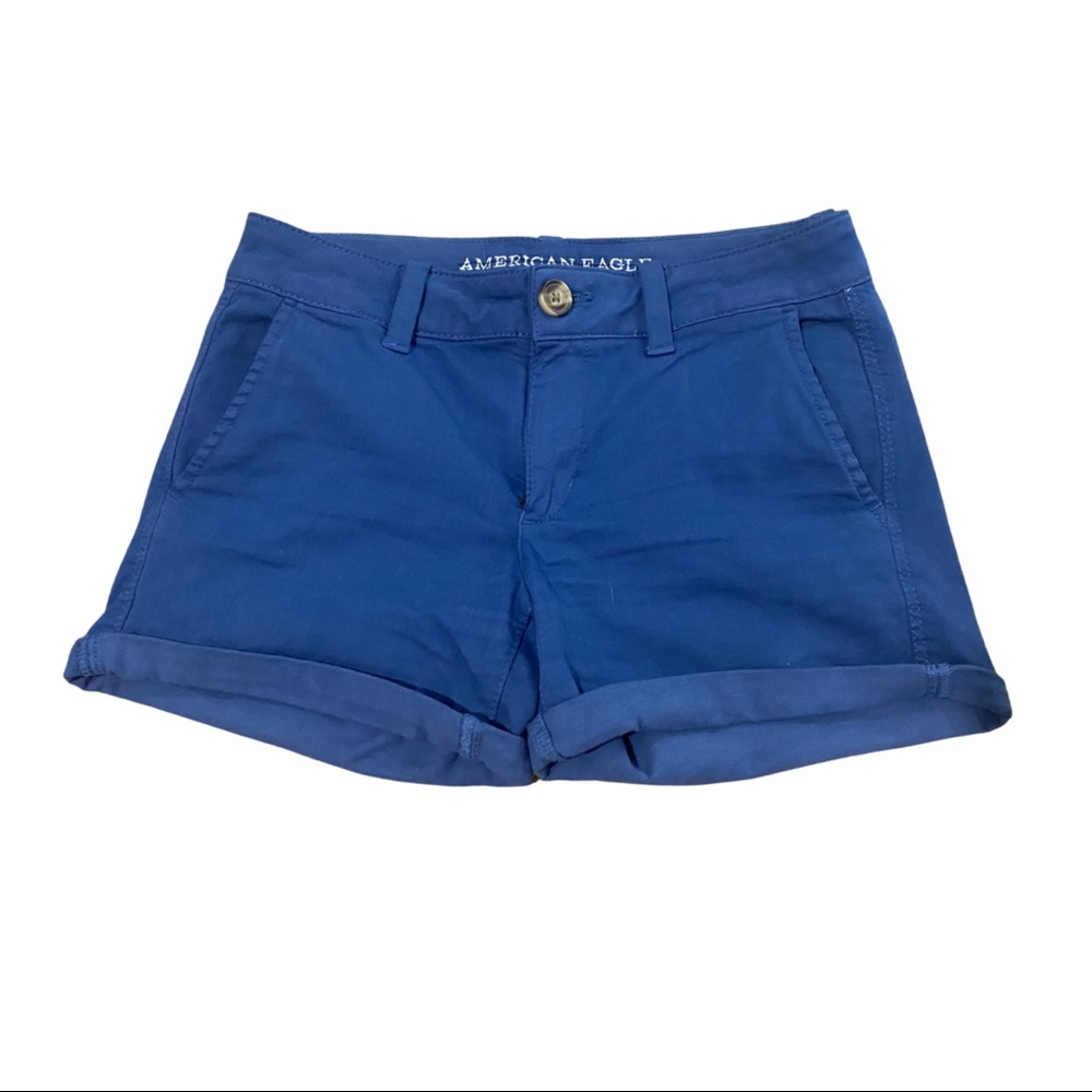 American Eagle Shorts Blue MIDI
